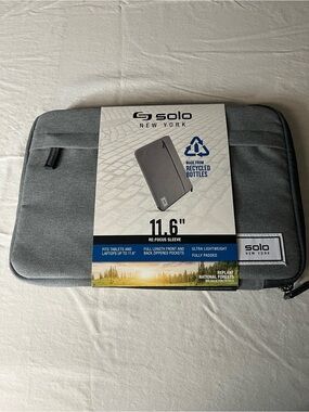 solo 11.6" Gray Tablet Sleeve